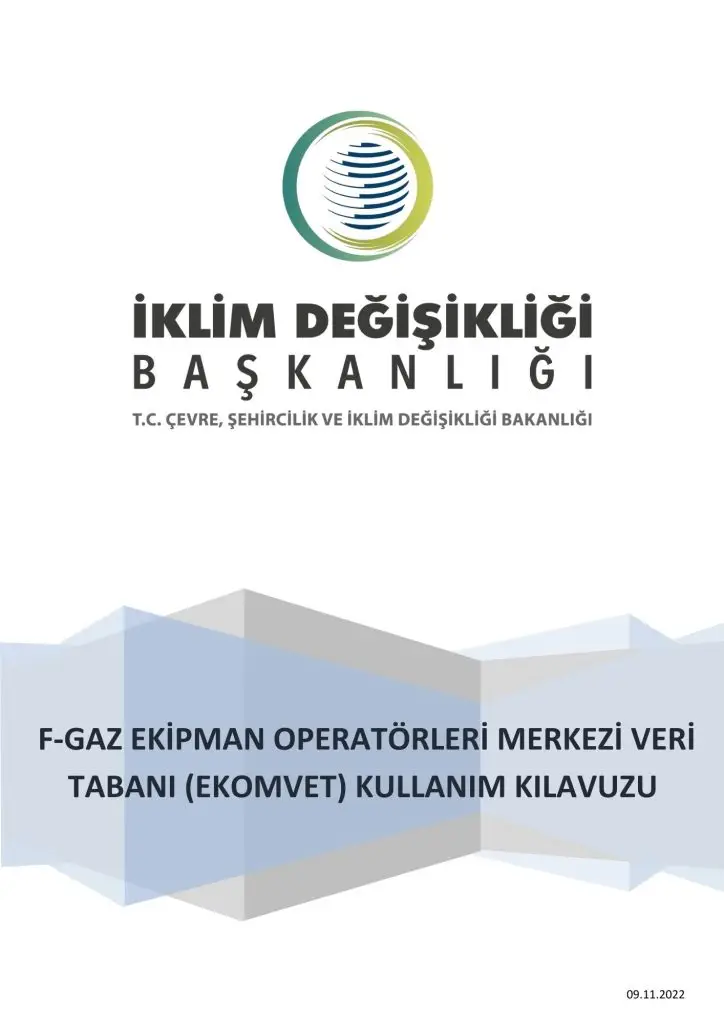 F-Gaz EKOMVET EKOFAR Kullanım Kılavuzu kapak görseli