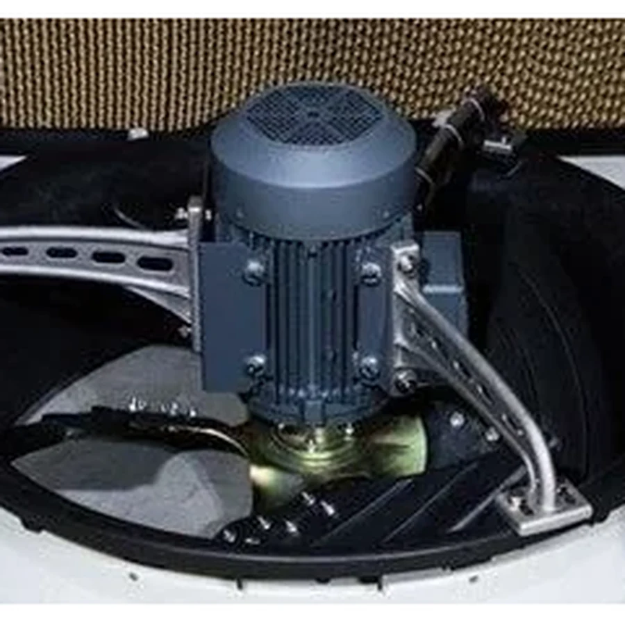 FES 25/30A evaporatif soğutucu fan motoru, motor ayak sacına bağlı