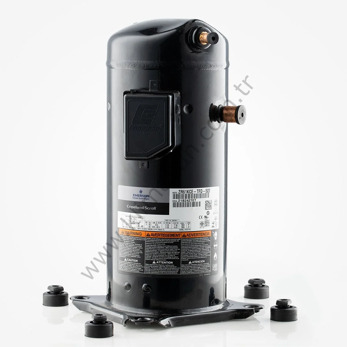 Copeland Kompresör ZR61KCE-TFD-522 R407C, 400V
